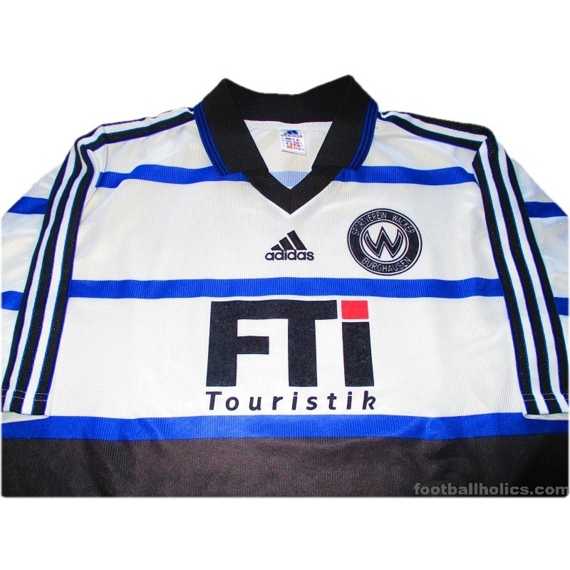 2000-01 Wacker Burghausen Match Worn No.20 Home Shirt