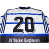 2000-01 Wacker Burghausen Match Worn No.20 Home Shirt