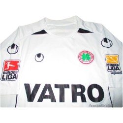 2009-10 Rot-Weiss Oberhausen Match Worn Pappas 4 Home Shirt