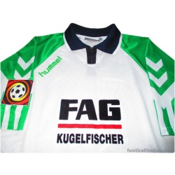 2001-02 1.FC Schweinfurt 05 Match Worn Rögele 10 Home Shirt