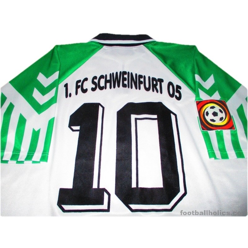 2001-02 1.FC Schweinfurt 05 Match Worn Rögele 10 Home Shirt