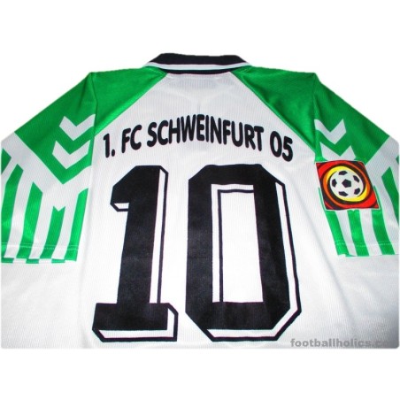 2001-02 1.FC Schweinfurt 05 Match Worn Rögele 10 Home Shirt