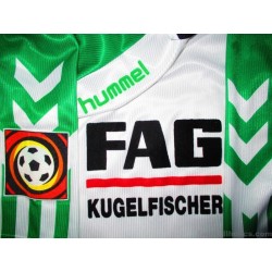 2001-02 1.FC Schweinfurt 05 Match Worn Rögele 10 Home Shirt