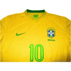 2012-13 Brazil (Oscar) No.10 Home Shirt