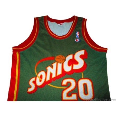 1995-01 Seattle SuperSonics Road Jersey Payton #20