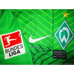 2011-12 Werder Bremen Sokratis 22 Home Shirt