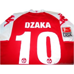 2008-09 Kaiserslautern Match Issue Dzaka 10 Home Shirt