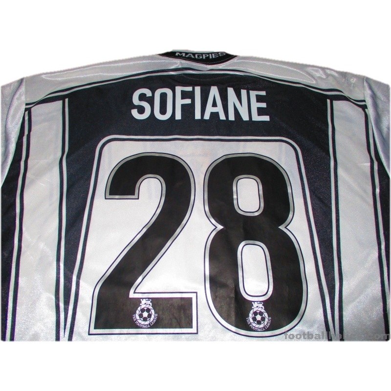 2004-05 Notts County Match Worn Sofiane 28 Home Shirt