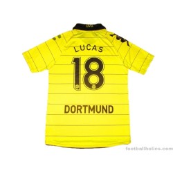 2010-11 Borussia Dortmund Lucas 18 Home Shirt