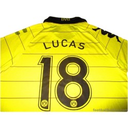 2010-11 Borussia Dortmund Lucas 18 Home Shirt