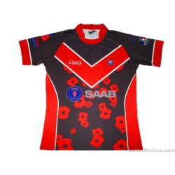 2014 British Army Rugby League Limited Edition 'Poppy Appeal' Match Issue No.1 Remembrance Day Shirt