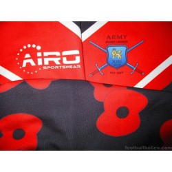 2014 British Army Rugby League Limited Edition 'Poppy Appeal' Match Issue No.1 Remembrance Day Shirt