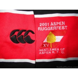 2001 Gentlemen of Aspen RFC 'Ruggerfest' Player Issue Home Shirt