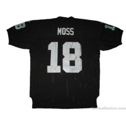 2005-06 Oakland Raiders Moss 18 Home Jersey