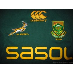 2009-11 South Africa Springboks Pro Home Shirt