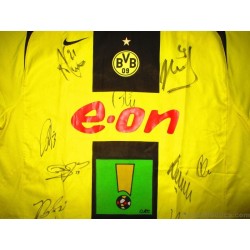 2005-06 Borussia Dortmund Kringe 6 Signed Home Shirt