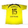 2009-10 Borussia Dortmund Match Issue Hummels 15 Signed Home Shirt