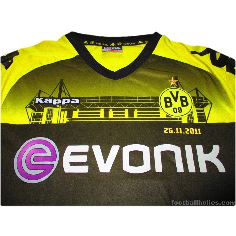2011-12 Borussia Dortmund 'Revierderby' Match Issue Gotze 11 Signed Home Shirt