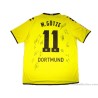 2011-12 Borussia Dortmund 'Revierderby' Match Issue Gotze 11 Signed Home Shirt