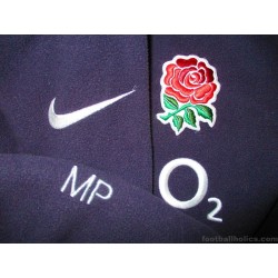 2009-11 England Player Issue 'MP' Training Fleece Top