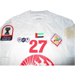 2010-11 Sharjah Match Worn Taymoor 27 Home Shirt