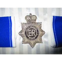 1995-97 Bedfordshire Police Match Worn No.3 Home Shirt