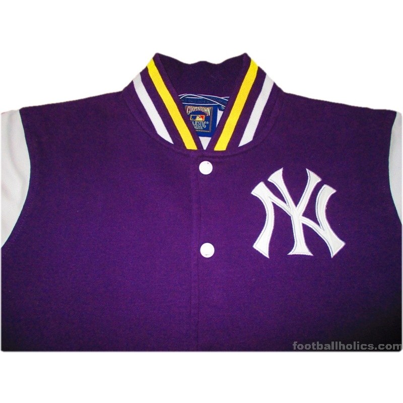 2009 NEW YORK YANKEES MAJESTIC COOPERSTOWN COLLECTION WORLD SERIES VARSITY  JACKET XS