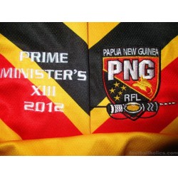 2012 Papua New Guinea Kumuls 'Prime Minister's XIII' Pro Home Shirt