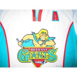 2008-09 Belfast Giants Match Worn McConnell 19 Home Jersey