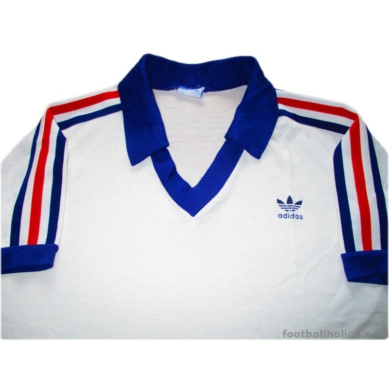 1980s Adidas Vintage 'Trefoil' White Shirt
