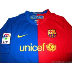 2008-09 FC Barcelona Henry 14 Home Shirt