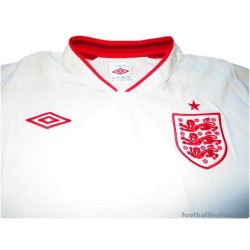 2012-13 England Parker 8 Home Shirt