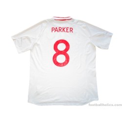 2012-13 England Parker 8 Home Shirt