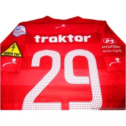 2017-19 FC Winterthur Match Worn Isik 29 Signed Home Shirt
