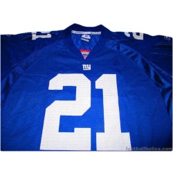 2005-06 New York Giants Barber 21 Home Jersey