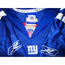 2005-06 New York Giants Barber 21 Home Jersey