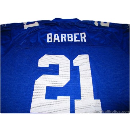 Vintage New York Giants Tiki Barber 21 Jersey Reebok Size 