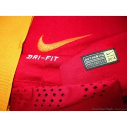 2014-15 AS Roma Player Issue Home Shirt