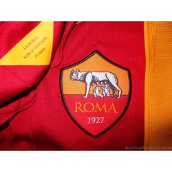 2014-15 AS Roma Player Issue Home Shirt
