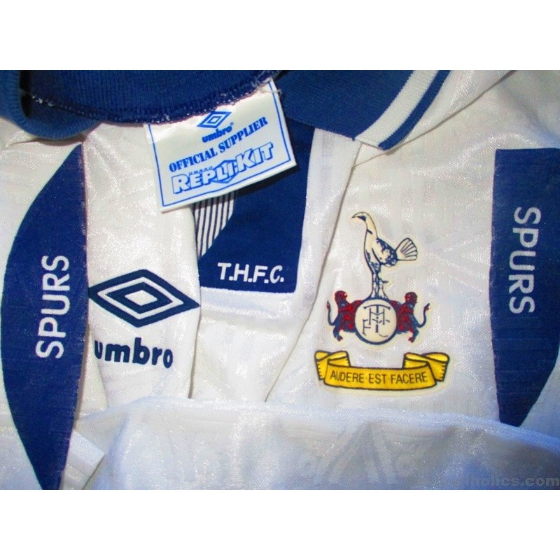 Tottenham Hotspur Home Retro Jersey 1991 / 1993 Spurs