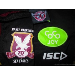 2016 Manly Warringah Sea Eagles '70th Year' Training Shorts