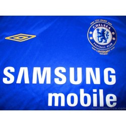2005-06 Chelsea Centenary Home Shirt