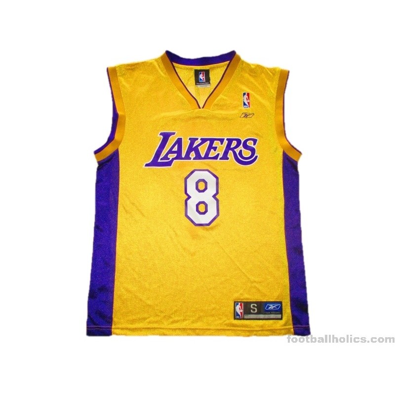 Lakers Basketball Jersey # 8 Bryant, polyester fiber breathable material,  soft sweat-proof, men's and women's basketball clothing-purple-XXL (Color :  Yellow, Size : Small): Buy Online at Best Price in UAE 