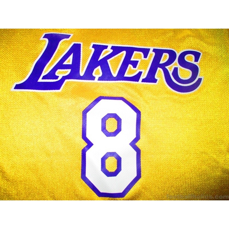 2002-06 LA LAKERS BRYANT #8 CHAMPION JERSEY (ALTERNATE) XL