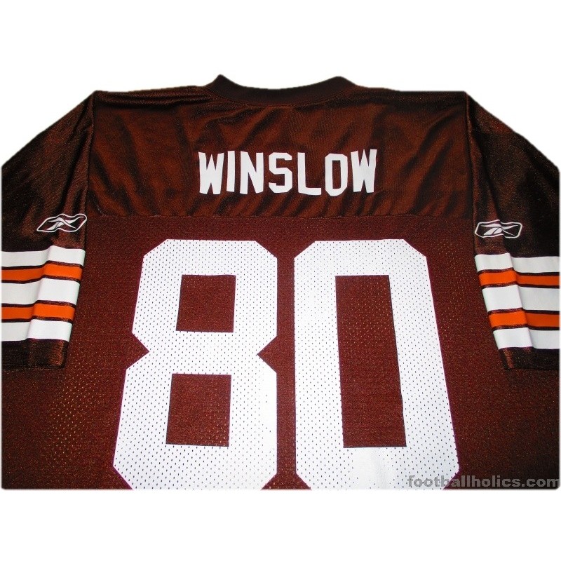 200408 Cleveland Browns Winslow 80 Home Jersey