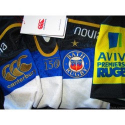 2015-16 Bath Rugby '150 Years' Player Issue Home Shirt