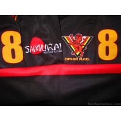 2012-14 Ophir RFC Match Worn No.8 Home Shirt