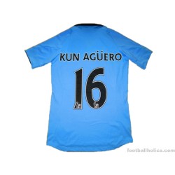 2012-13 Manchester City Kun Agüero 16 Home Shirt
