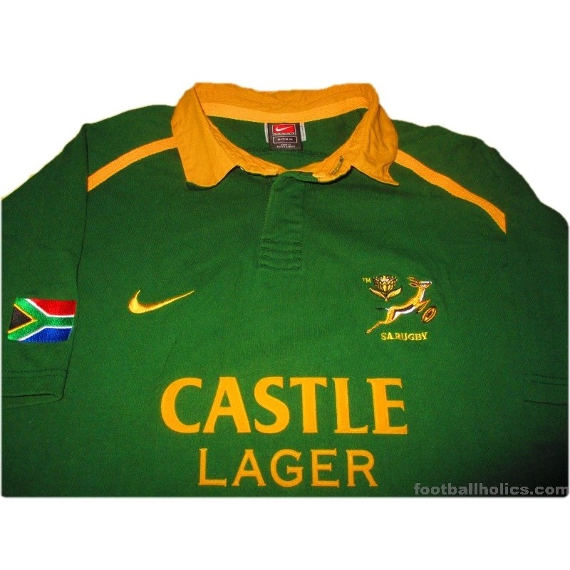 2001-03 South Africa Springboks Pro Home Shirt