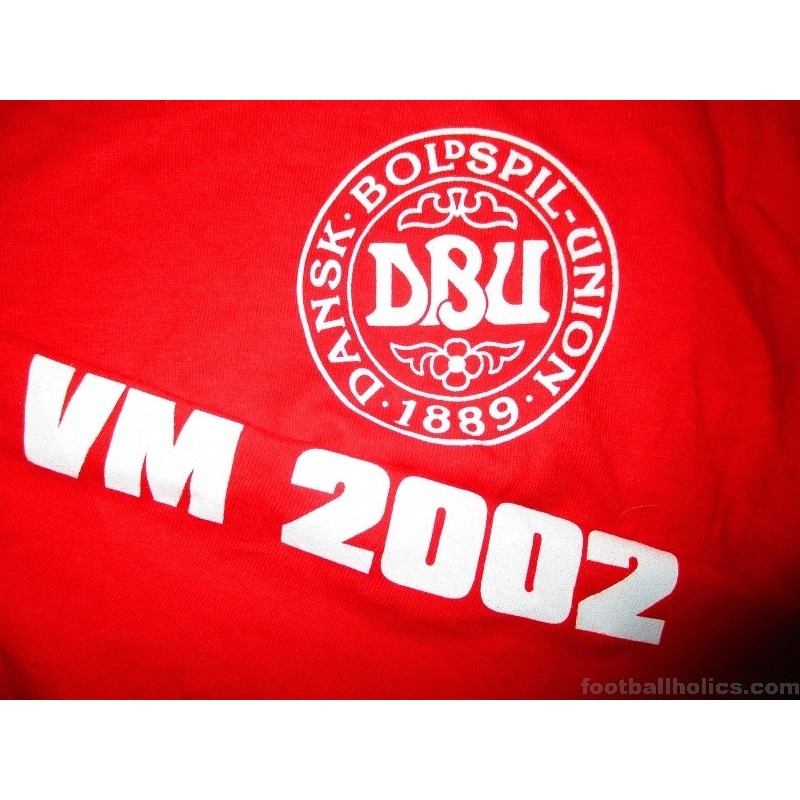 2002 Denmark Match Issue World Cup Home Shirt Bøgelund #20